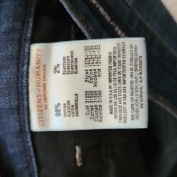 Citizens Of Humanity Ava Straight Leg Jeans Size 28 - Picture 7 of 8